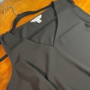 Nine West Classic Black V-Neck Top